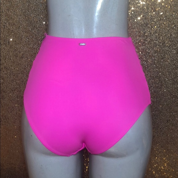 SALEVS PINK HIGH WAIST BIKINI NWT - Picture 4 of 5